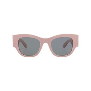 Alexander McQueen Square-Frame Recycled Acetate Sunglasses Pink Womens